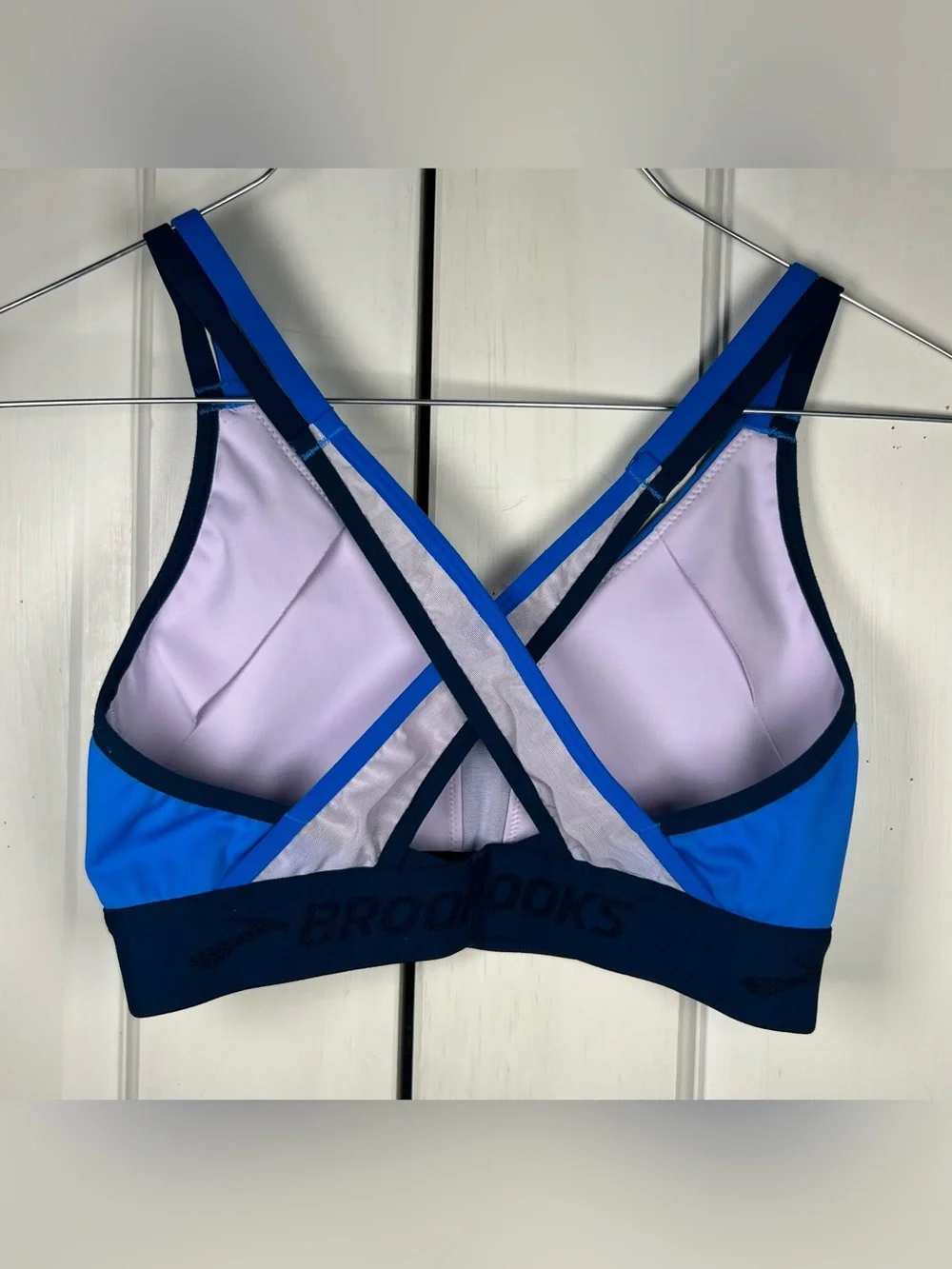 Brooks-Drive Plunge 2.0 Sports Support Bra Breathable Athleisure Run Sz S